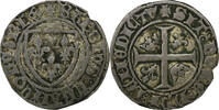 Blanc Guénar 1389 La Rochelle Frankreich Charles VI, La Rochelle, 2nd Emission, Billon S