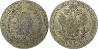 Austria 20 Kreuzer Franz I, Alba Iulia, Silver, KM:2143 -