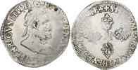 France 1/2 Franc Henri IV, Lyon, Silver, Duplessy:1212A -