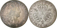 France 1/4 Ecu aux 3 couronnes Louis XIV, Paris, Silver -