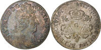 France 1/10 Écu aux 3 couronnes Louis XIV, Poitiers, Silver -