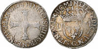 France 1/4 Ecu Henri IV, Saint-Lô, Silver, Gadoury:596A -