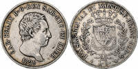 Kingdom of Sardinia 5 Lire Carlo Felice, Turin, Silver -