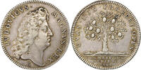 France betaalpenning Louis XIV, Chambre aux Deniers, Silver -