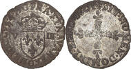 France 1/8 Ecu Henri IV, Poitiers, Silver, Gadoury:583 -