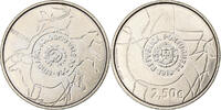 Portugal 2,5 Euro Côa Valley, Lisbon, Cupronickel, KM:801 -