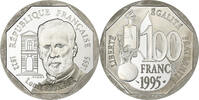 France 100 Francs Louis Pasteur, MDP, Proof, Silver, KM:1134 -