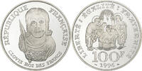 France 100 Francs Clovis, MDP, Proof, Silver, KM:1951 -