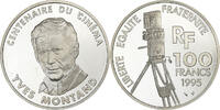 France 100 Francs Yves Montand, Centenaire du Cinéma, MDP, Proof -