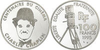 France 100 Francs Charlie Chaplin, Centenaire du Cinéma, MDP, Proof -