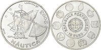 Portugal 10 Euro Nautica, Lisbon, Silver, KM:748 -