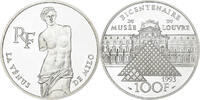 France 100 Francs Vénus de Milo, MDP, Proof, Silver, KM:1020 -