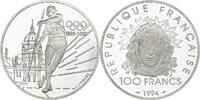 France 100 Francs Javelin, MDP, Proof, Silver, KM:1048 -