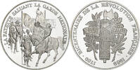 France Medaille Bicentenaire de la Révolution Française, Silver, Proof -