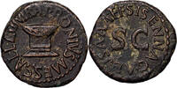 Quadrans 5 BC Rome  Auguste, Rome, Bronze, S+, RIC:444 S+