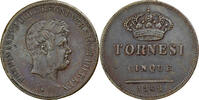 Kingdom of the Two Sicilies 5 Tornesi Ferdinando II, Naples, Copper -
