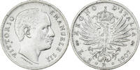 1 Lira 1907 Rome Italien Vittorio Emanuele III, Rome, Silber, VZ, KM:32 VZ