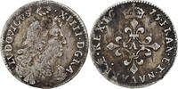 4 Sols des Traitants 1675 Paris Frankreich Louis XIV, Paris, Silber, S, Gadoury:103 S