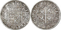Spain 2 Reales Philip V, Seville, Silver, KM:355 -