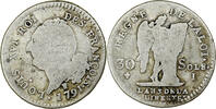 30 sols françois 1791 / AN 3 Limoges Frankreich Louis XVI, Limoges, Silber, S S