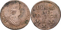 France Liard de France Louis XIV, La Rochelle, Copper -