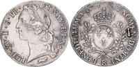 France Écu au bandeau 1767 Orléans Louis XV, Orléans, Silver EF(40-45)