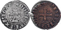 France Double Tournois 1295-1303 Not Applicable Philippe IV le Bel, Billon VF(20-25)