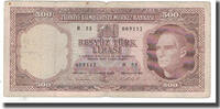 Turkey 500 Lira Banknote, 1930-06-11, KM:170a -