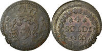 ITALIAN STATES 4 Soldi Coin, CORSICA, General Pasquale Paoli, Murato -