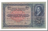 Switzerland 20 Franken Banknote, 1949-01-20, KM:39q -
