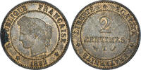 France 2 Centimes Coin -