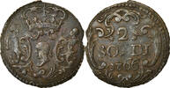 ITALIAN STATES 2 Soldi Coin, CORSICA, General Pasquale Paoli, Murato -