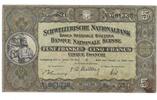 Switzerland 5 Franken Banknote, 1952-03-28, KM:11p -