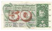 Switzerland 50 Franken Banknote, 1971-02-10, KM:48k -