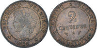 France 2 Centimes Coin -