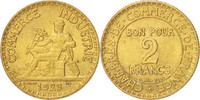 France 2 Francs Coin, Chambre de commerce, Paris -