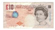 Great Britain 10 Pounds Banknote, KM:389a -