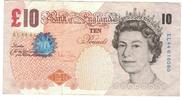 Great Britain 10 Pounds Banknote, KM:389a -