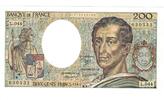 France 200 Francs Montesquieu, L.044, Fayette:70.7, KM:155b -