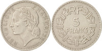 France 5 Francs Coin, Lavrillier, Paris, Nickel, KM:888 -