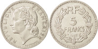 France 5 Francs Coin, Lavrillier, Paris, Nickel, KM:888 -