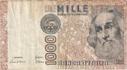 Italy 1000 Lire Banknote, 1982-01-06, KM:109a -