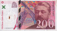 France 200 Francs Eiffel, J038857345, Fayette:75.3a, KM:159b -