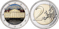 Estonia 2 Euro Université Tartuensis d’Estonie, Colourized -
