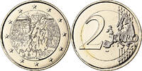 France 2 Euro Chute du mur de Berlin, Goldine, KM:New -