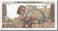 France 10,000 Francs Banknote, 10 000 F 1945-1956 ''Génie Français'' -