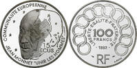 France 100 Francs-15 Ecus Jean Monnet, Proof, Silver -