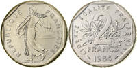 France 2 Francs Semeuse, Paris, série FDC, Nickel -