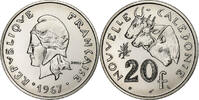 New Caledonia 20 Francs Paris, Nickel, Lecompte:104, KM:6 -