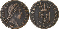 France 1/2 Sol Louis XV, Demi sol à la vieille tête, Metz, Copper -